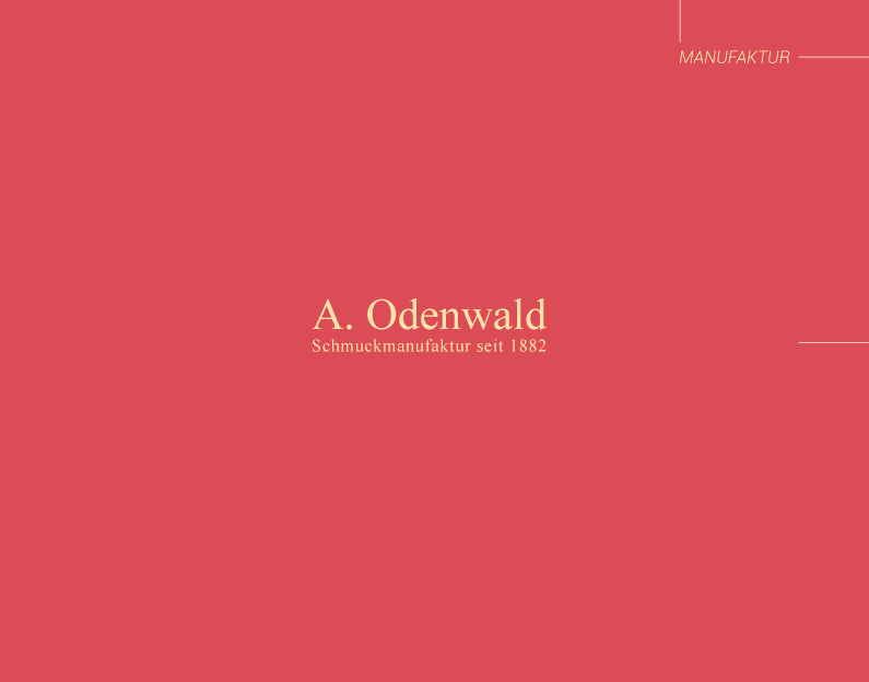 A. Odenwald Katalog Manufaktur